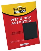 Sandpaper Sheets 5 Pack - Wet & Dry