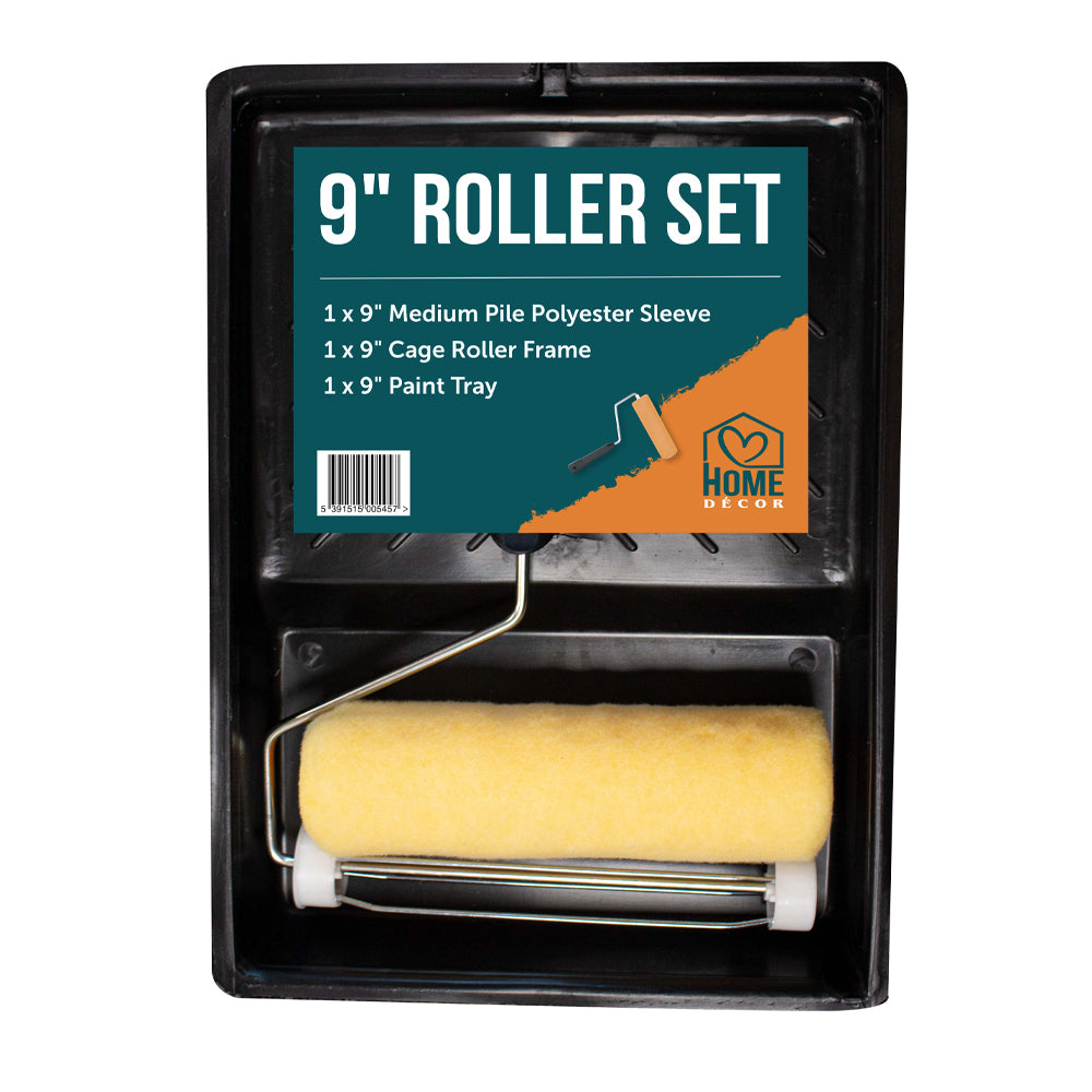 Home Decor 9" Roller & Tray Set
