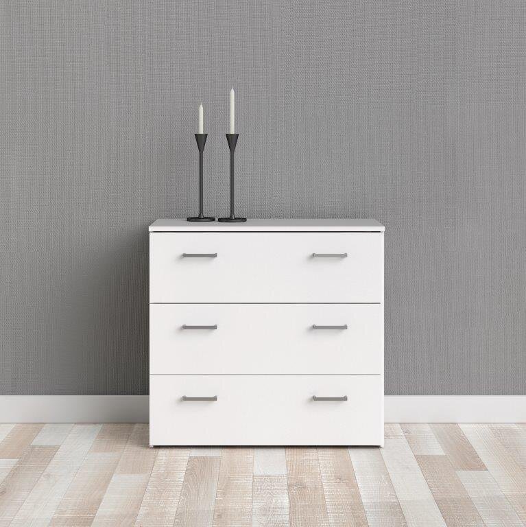 Milla Chest of 3 Drawers White