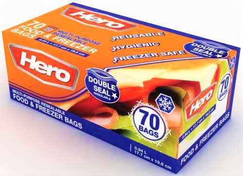 Hero Multi Purpose Double Seal Food and Freezer 70's