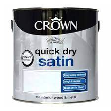 Crown Quick Dry Satin Pure Brilliant White