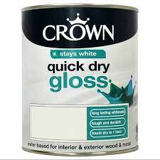 Crown Quick Dry Gloss Pure Brilliant White