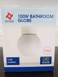 100W Bathroom Globe
