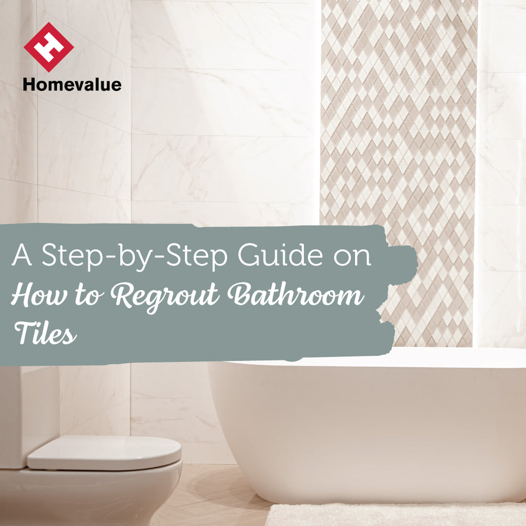 How to Regrout Bathroom Tiles