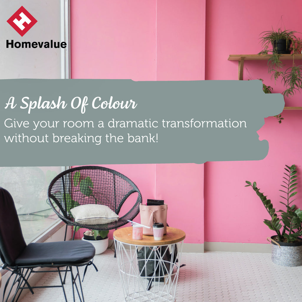 Give your room a dramatic transformation without breaking the bank!
