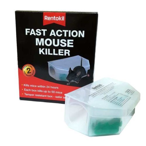 Fast Action Mouse Killer - 2 pre-baited boxes
