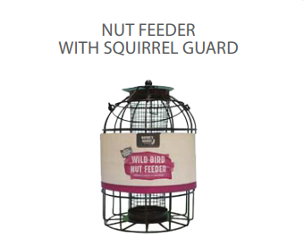 Nut Feeder with Squirrel Guard