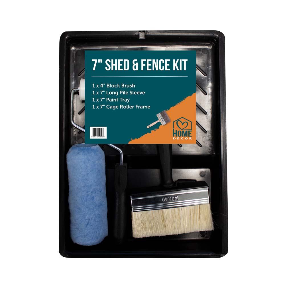Home Decor 7" Shed & Fence Kit