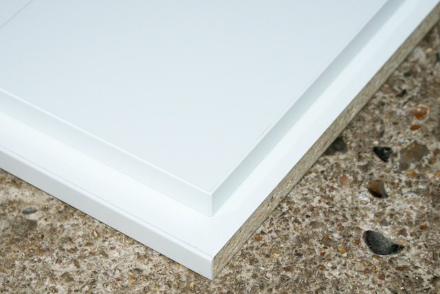 15mm Edged Panels White 6"