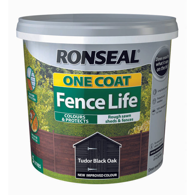 Fence Life 5L Tudor Black Oak