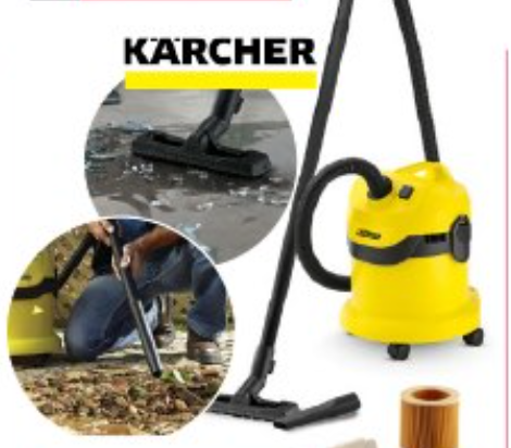 Karcher WD2 Wet & Dry Vacuum – Bolgers of Ballycogley Homevalue Hardware