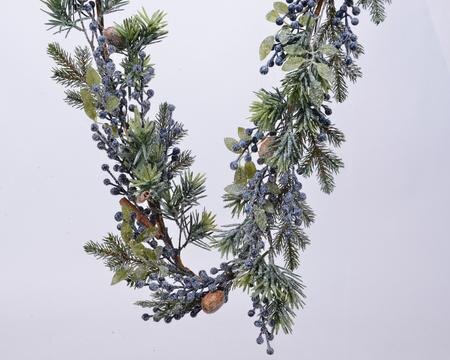 Frosted Blue Berry Garland