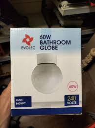 60W Bathroom Globe