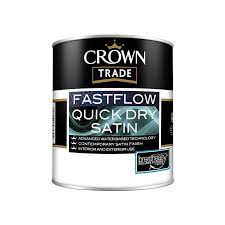 Crown Fastflow Quick Dry Satin White 2.5L